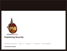 Tablet Screenshot of oversitesentry.com